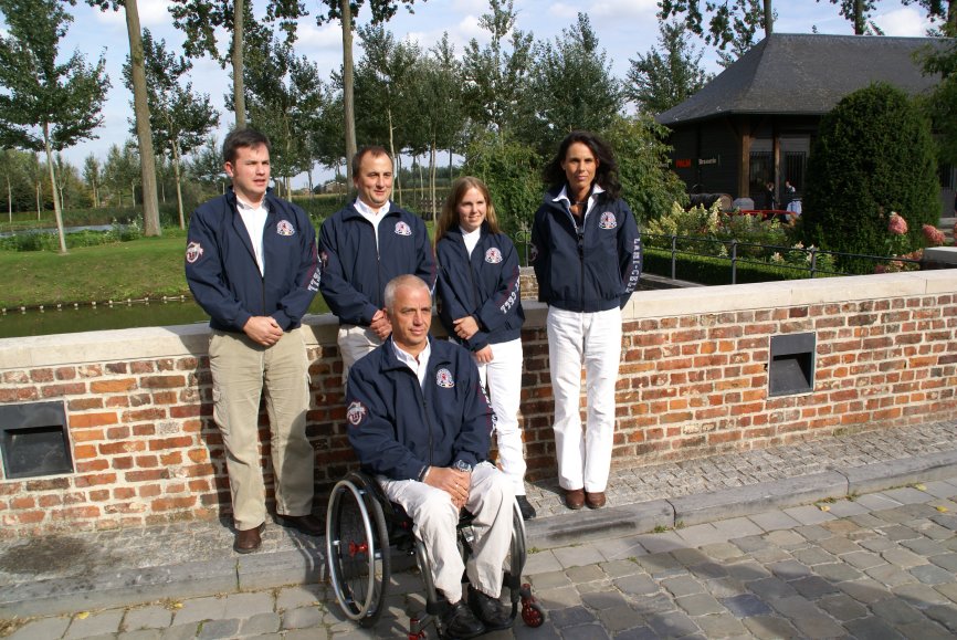 L'équipe de Dressage Para-Equestrian L'équipe de Dressage Para-Equestrian