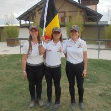 Equipe belge au Championnat d'Europe des jeunes cavaliers de TREC Equipe belge au Championnat d'Europe des jeunes cavaliers de TREC