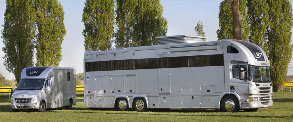 camion pour transport de chevaux