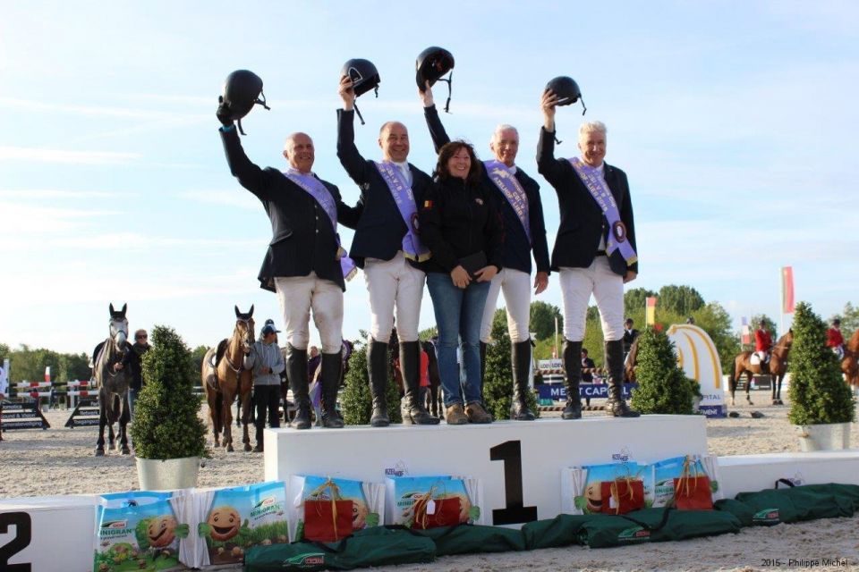 Le podium de la Coupe des Nations