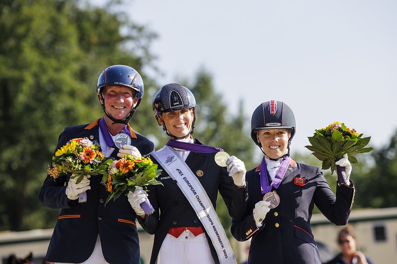 Michèle George, médaille d'or au Championnat d'Europe de Para-Dressage de Riesenbeck 2023 @FEI