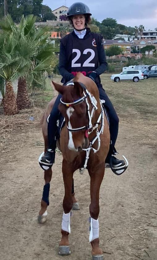 Céline Derème et Dhayah du Coursisot - CEI 1* - 100 km Sant Susanna 1-12-2023 @Facebook PA