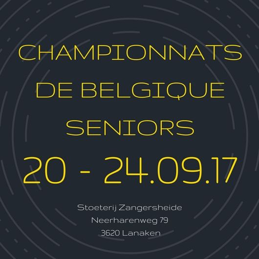 Ch. Belgique Seniors 2017