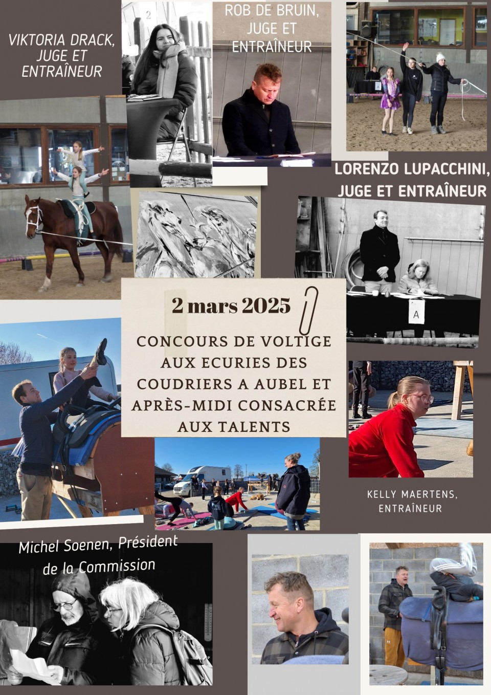 Concours National de voltige Aubel 2 mars 2025 @Ecuries des Coudriers