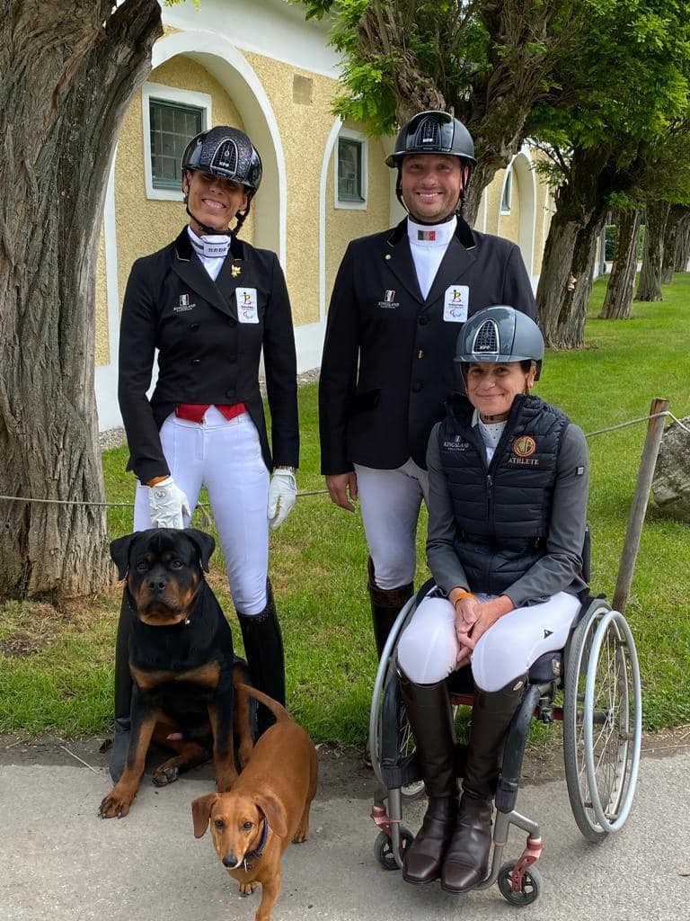 L'équipe belge au CPEDI3* de Stadl-Paura @Equifans