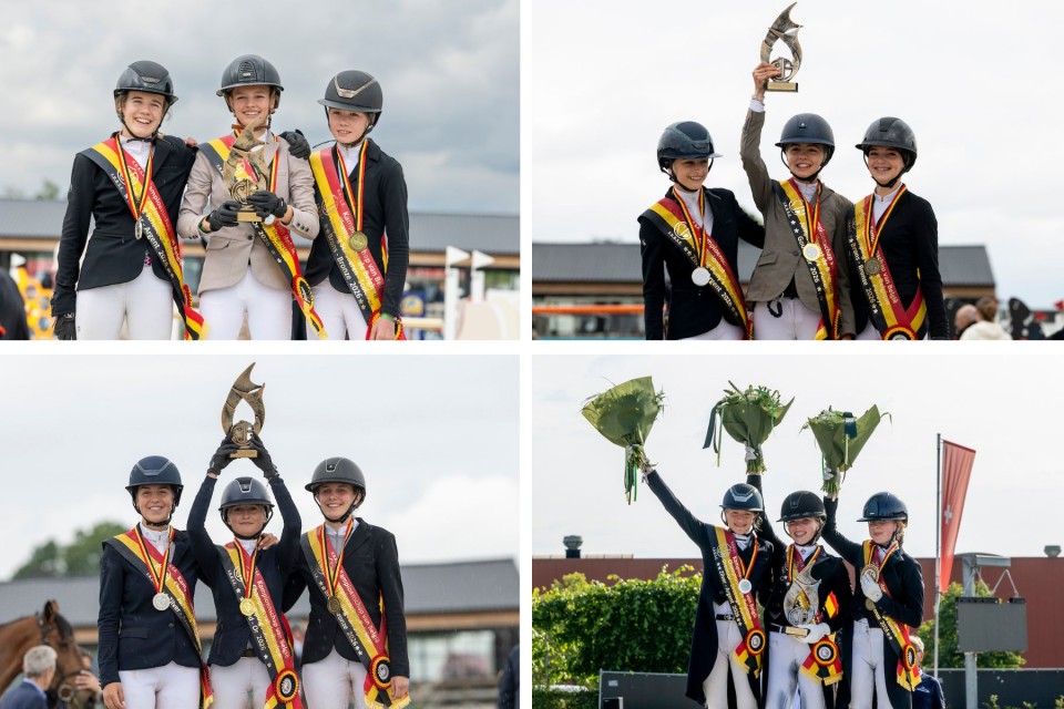 Nos médaillées en championnats (© Hippo Foto)