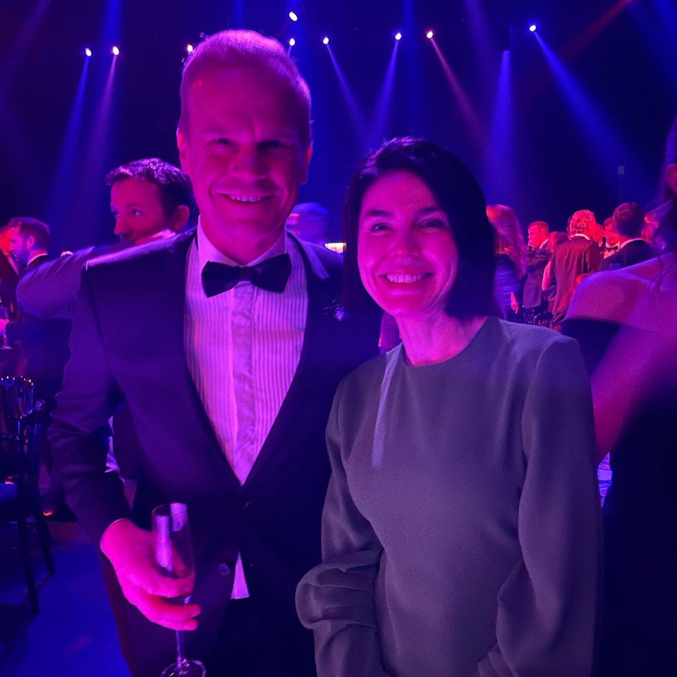 Valérie Glatigny, Ministre des Sports de la FWB, et Jérôme Guéry lors de l'Equigala 2023 @Facebook Valérie Glatigny