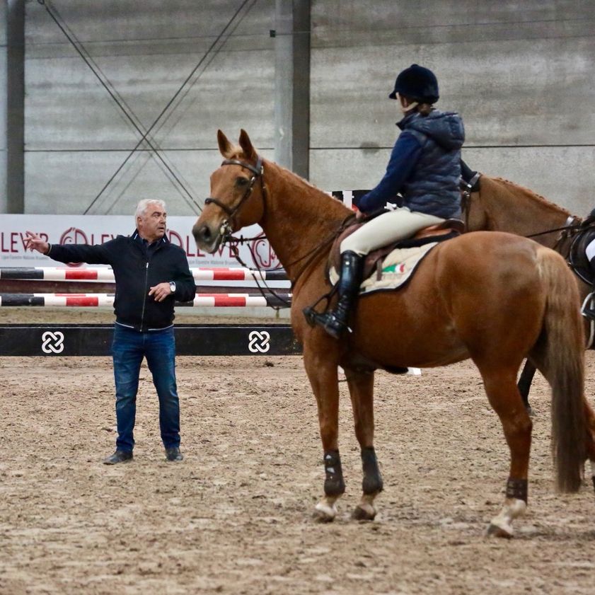 Marc Goffin assurait les conseils à cheval (Photo : LEWB)