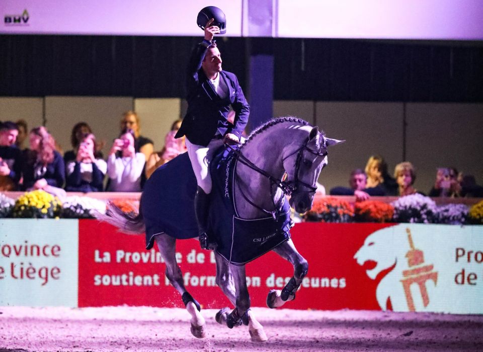 Grégory Wathelet et MJT Nevados S - Jumping de Liège 2018 @Facebook Grégory Wathelet