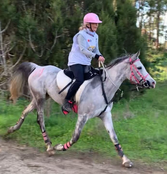 Karin Boulanger et Ghaliyah du Courtisot à Sines CEI 3* 140 km 15-12-2024 @LEWB Endurance