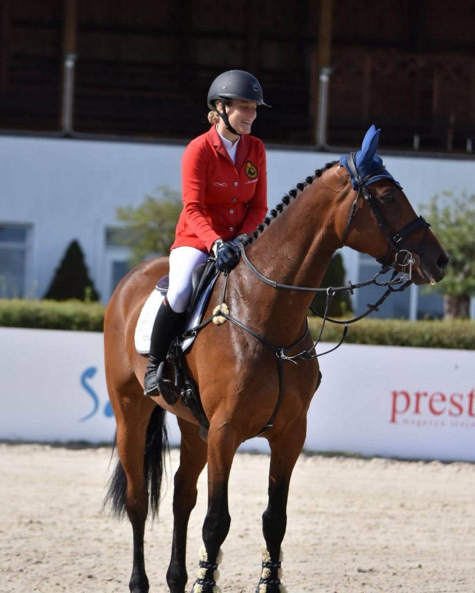 Lara de Liedekerke et QC Chica Leena à Sopot CCI4* court