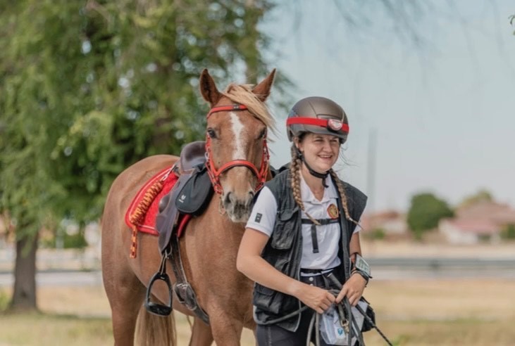Louise Van't Net et Canelle au Championnat d'Europe Juniors/Young Riders de TREC de Riocabado 2023