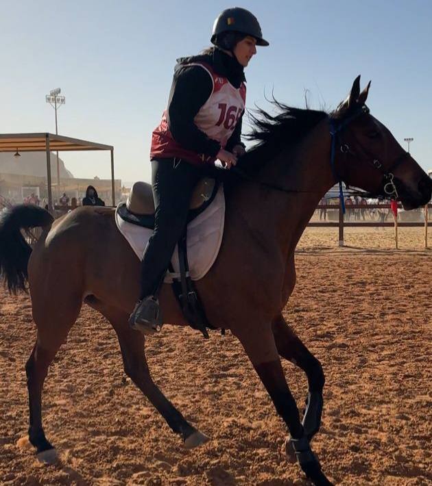Luisa Lejeune et Manafa Paris - CEI 2* 120 km Fursan Cup Al Ula 8-02-2024 @LEWB Endurance