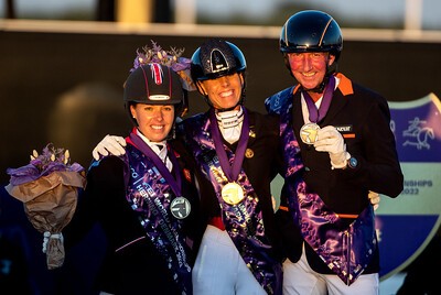 Michèle George - Médaille d'Or au Ch du M à Herning 11-08-2022 @FEI