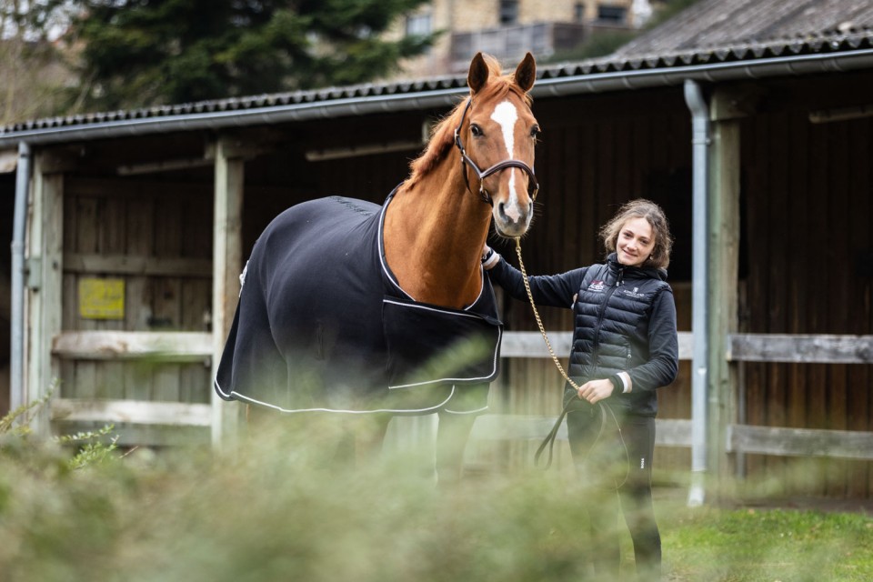 Sofia Taton et sa jument Orchidée de Maibelle (© Christophe Bortels)