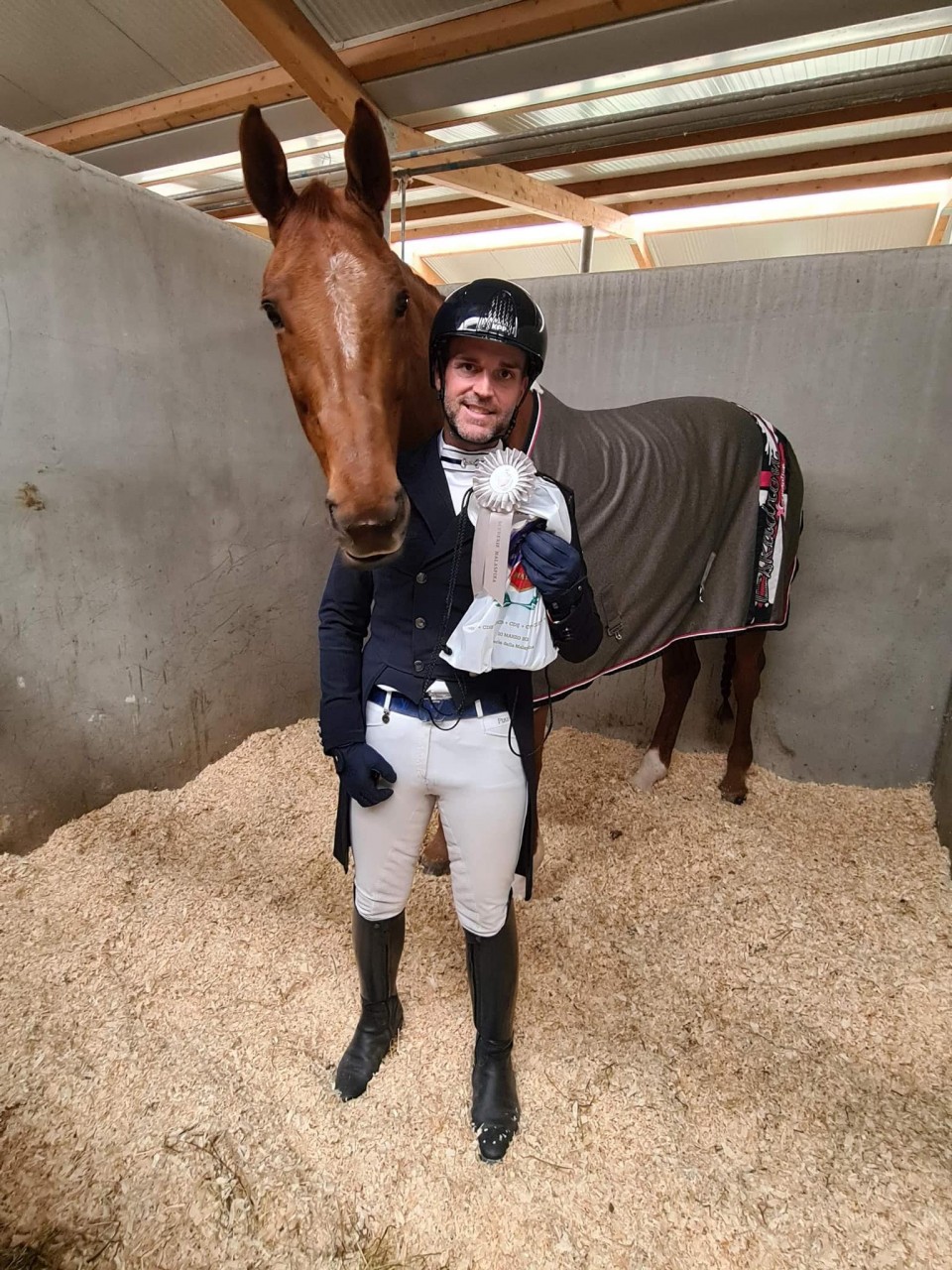 Vincent Marechal au CDI3* de Ornago - mars 2022 @Facebook Vincent Marechal