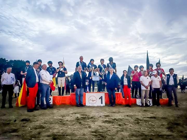 Médaille de bronze pour l'équipe seniors de TREC au Championnat d'Europe de Schaijk 2024 @TREC Belgium LEWB