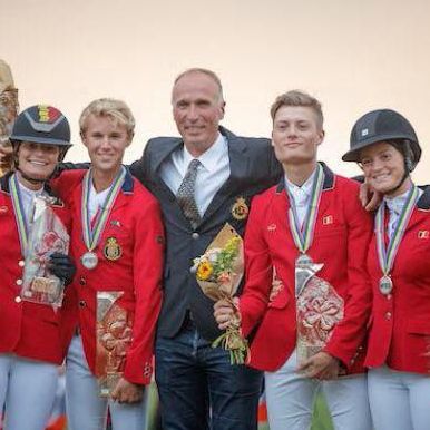 L'équipe belge des Young riders à Samorin