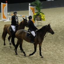 Parcours Ophélie de Favitski (cavalière non-voyante) avec Damien Plume