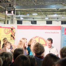 Séance de dédicace Grégory Wathelet sur le Stand LEWB