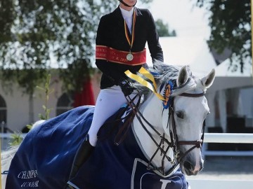Louise Joassin lors du championnat LEWB 2018