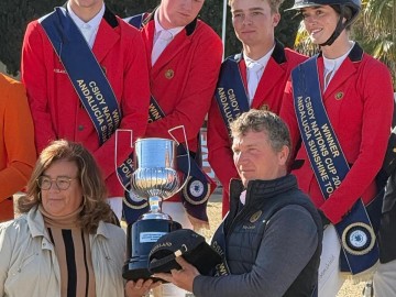 L'équipe young riders belge à Vejer