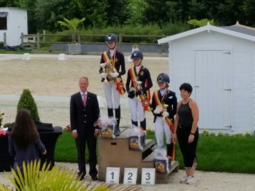 Podium Ch. Belgique Dressage Poney