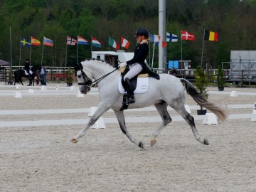 Katrien Verreet (VLP) et Galliani Biolley, vainqueurs du Grand Prix de Ghlin - 7 mai 2017 - LEWB (c)