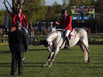 Jérôme Guéry et Garfielf de Tiji des Templiers - CSIO5* Lummen - Avril 2017