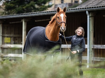 Sofia Taton et sa jument Orchidée de Maibelle (© Christophe Bortels)