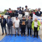 Le podium du Championnat Grand Région 95 cm (© Maxime Danhier / Photo Evenement)