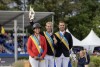 Le podium du championnat de Belgique