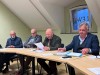 Les membres du Bureau Exécutif de la LEWB 2025: Serge Goffin - Jacques Fraselle - Eugène Mathy - Gil Amand (de gauche à droite)