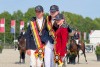 Le podium du championnat de Belgique juniors