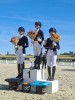 Le podium de la Coupe de Belgique children